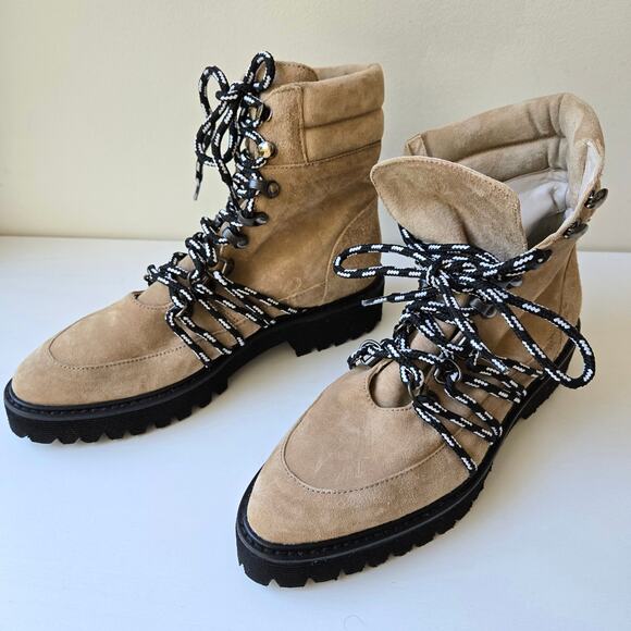 Freda Salvador NEW Claudia Leather Lace Up Combat Platform Boots Lug Sole Size 7 - Picture 4 of 12